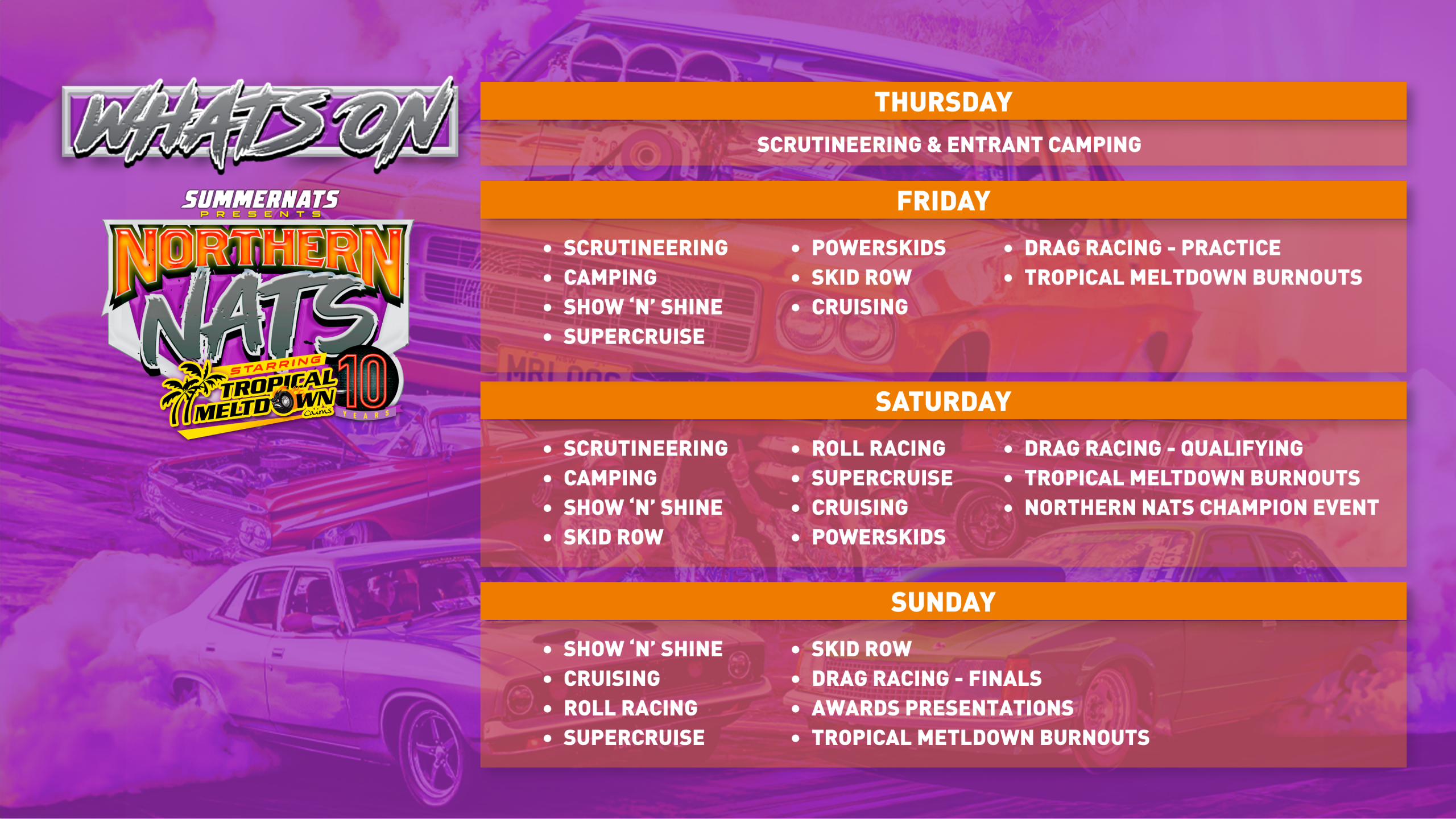 What's On - Northern Nats 10